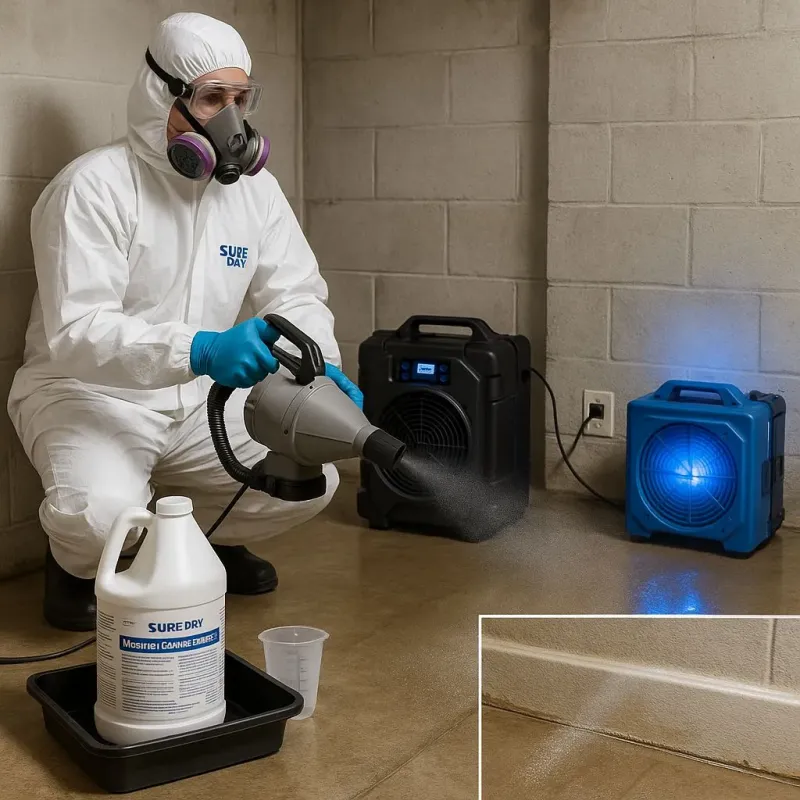 Sanitization and Odor Removal process in Folsom, PA