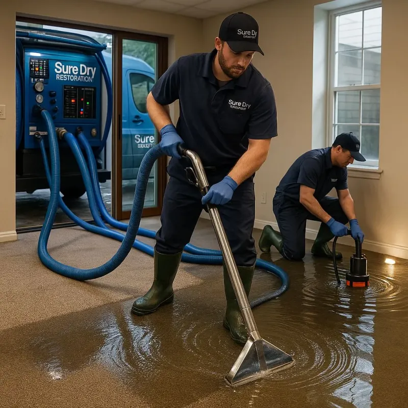 Water Extraction and Removal process in Folsom, PA